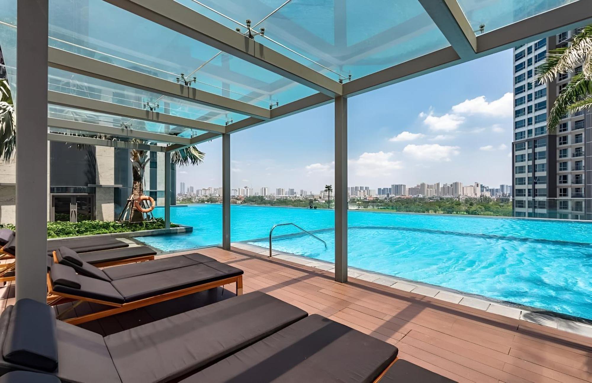 הו צ'י מין סיטי Sky Park Apartment - Vinhomes Central Park מראה חיצוני תמונה