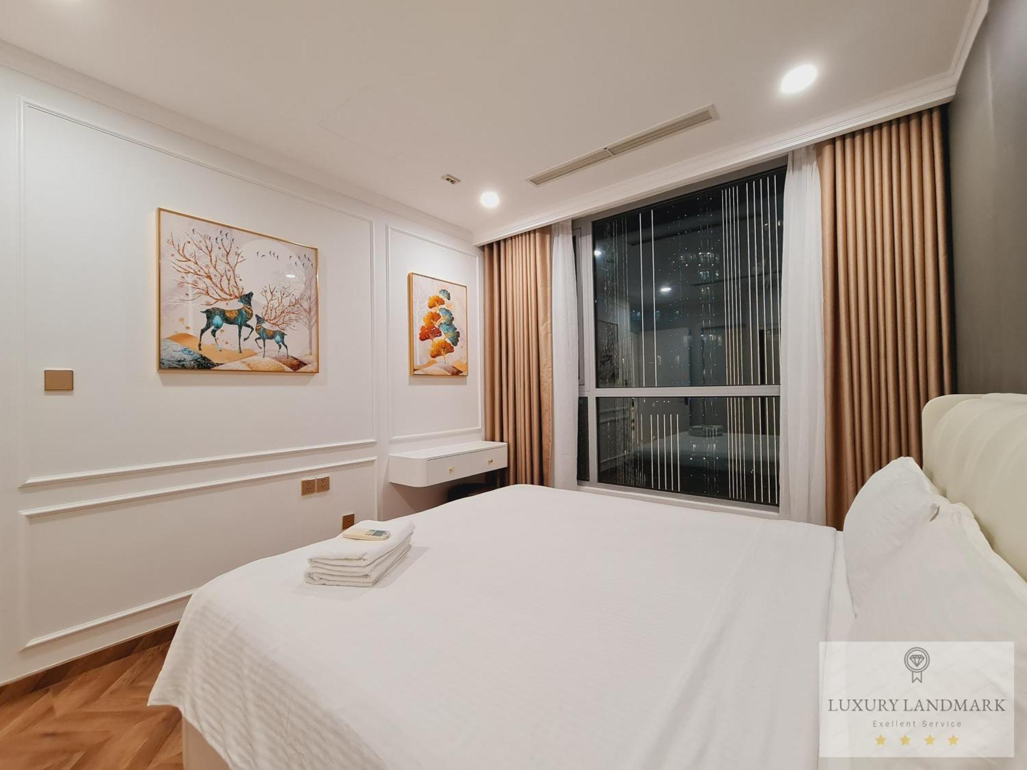 הו צ'י מין סיטי Sky Park Apartment - Vinhomes Central Park מראה חיצוני תמונה