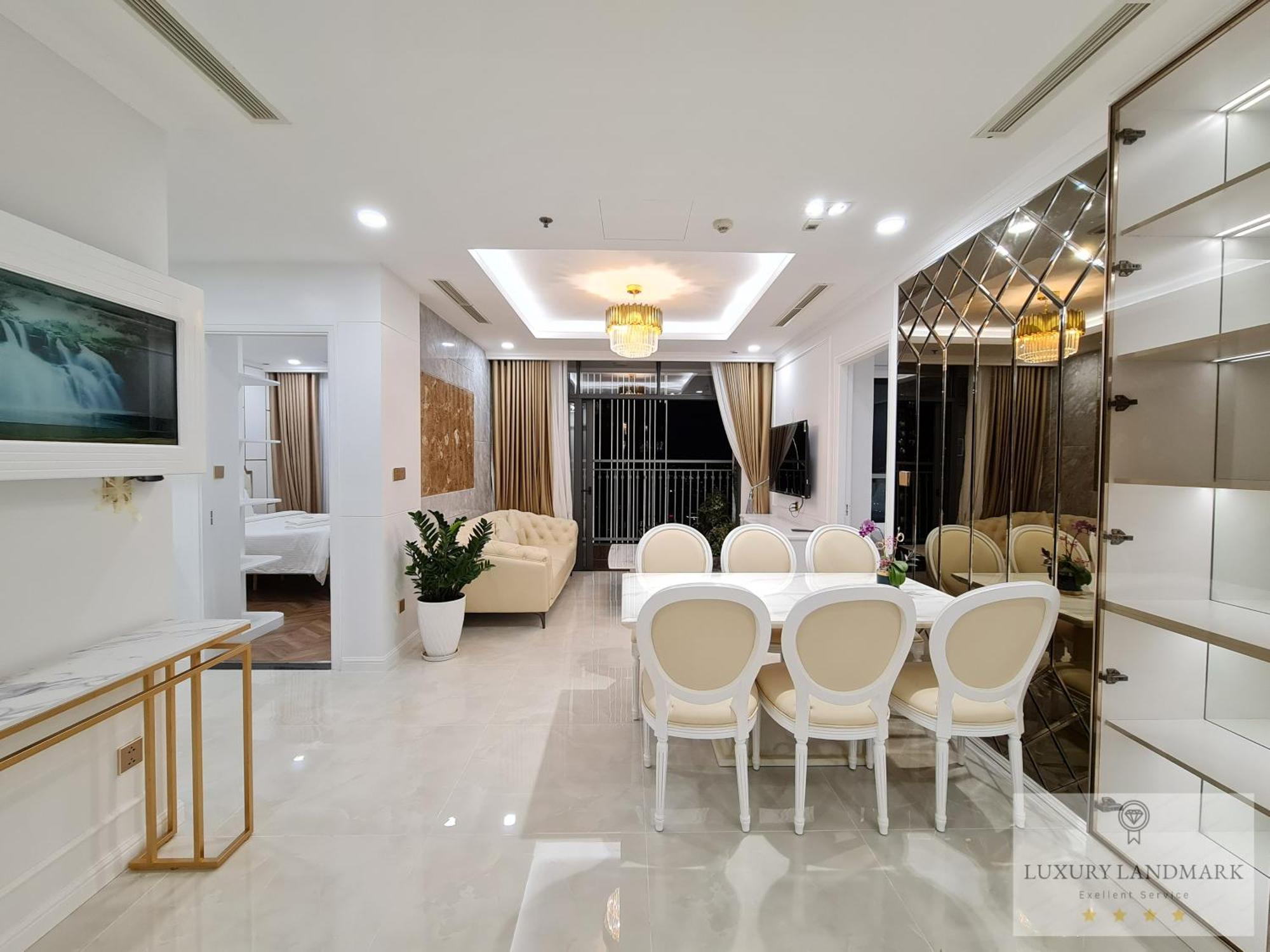 הו צ'י מין סיטי Sky Park Apartment - Vinhomes Central Park מראה חיצוני תמונה