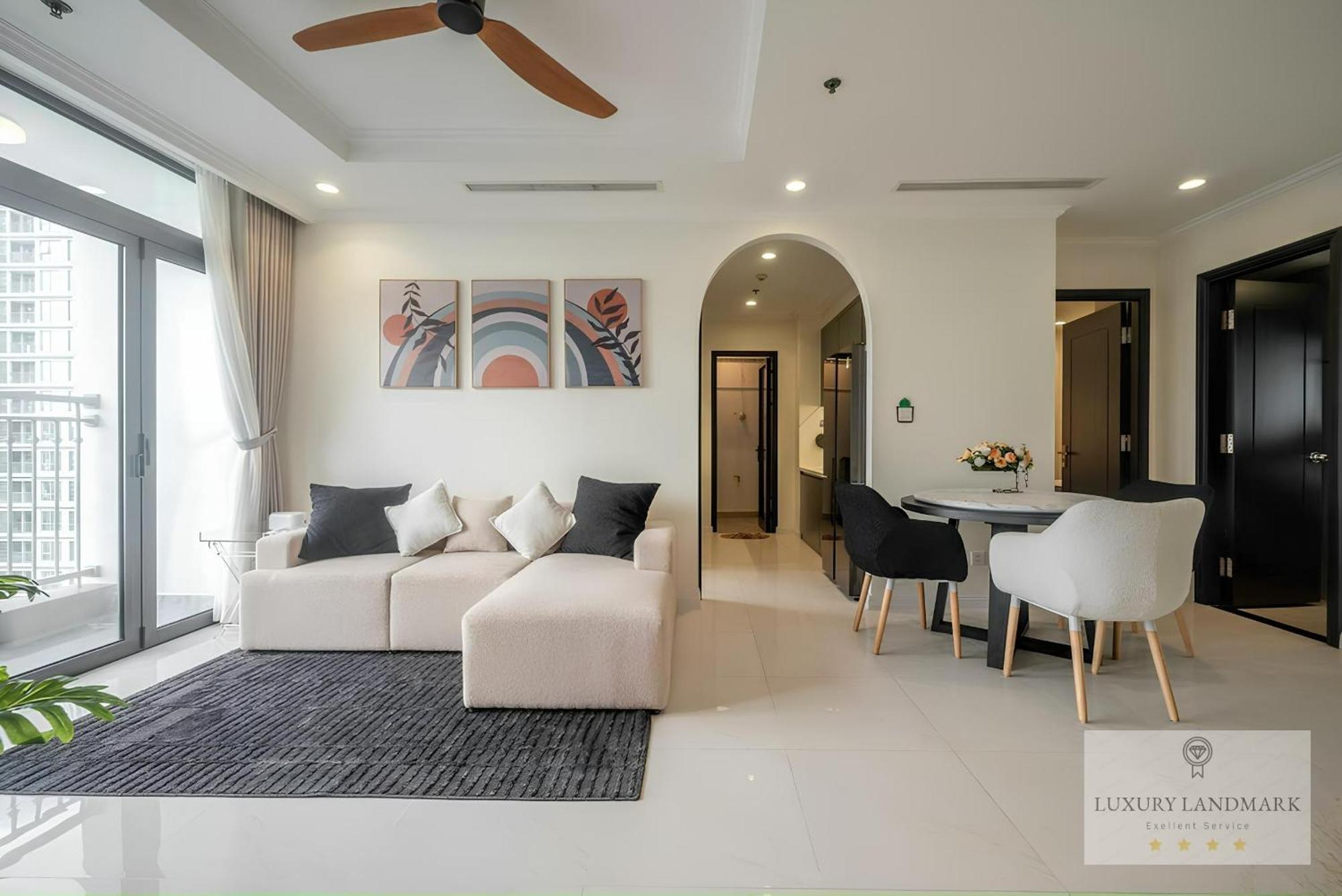 הו צ'י מין סיטי Sky Park Apartment - Vinhomes Central Park מראה חיצוני תמונה
